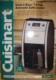 Cuisinart 12 Cup Grind n Brew Coffeemaker DCC 695PC Kitchen & Dining