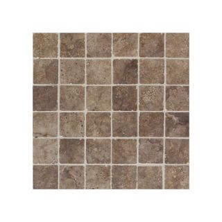 Mohawk Natural Monticino 13 x 13 Mosaic Tile in Noce