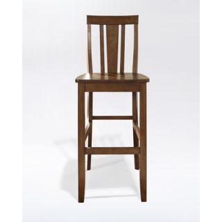 Crosley Shield Back 30 Barstool in Classic Cherry