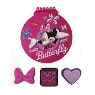Disney Minnie Mouse Bow tique Notepad and Stamp Set (Pack of 3) Toys & Games