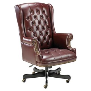 Parker House Home Office High Back Leather Executive Chair with