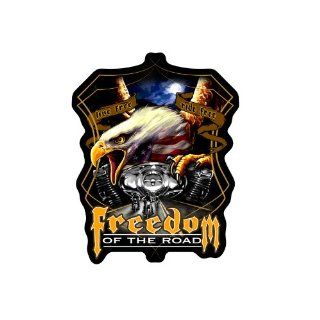 Hot Leathers Midnight Eagle Biker Patch (9" Width x 11" Height) Automotive