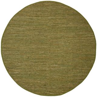 Matador Green Leather Chindi Rug