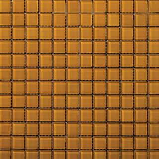 Emser Tile Lucente 12 x 12 Glossy Mosaic in Empire Gold