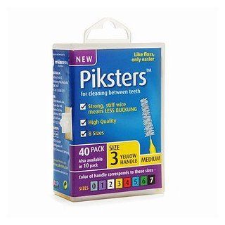 Piksters Interdental Brushes, Size 3 40 ea Health & Personal Care