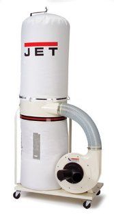 JET 708635RC DC 1200RC 2 Horsepower 1200 CFM 2 Vertical Bag Dust Collector with Remote, 230 Volt 3 Phase   Shop Dust Collectors  