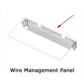 Virco Wire Mgmt. Panel for 72 W Rectangulars / 84 Trapezoids