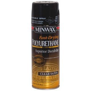 Minwax Fast Drying Polyurethane Clear Satin   Household Wood Stains  