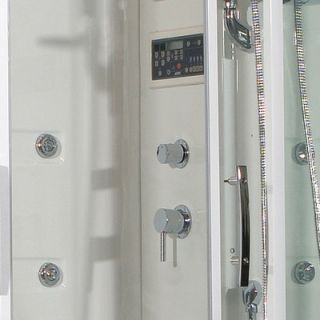 Ariel Bath Sliding Door 52 x 40 x 86 Steam Shower with Right Side