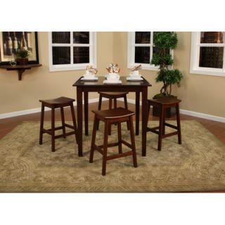 American Heritage Marsala 5 Piece Counter Height Dining Set