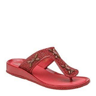 Me Too Women's 'Maze' Thong Sandal (6M, Red) Shoes