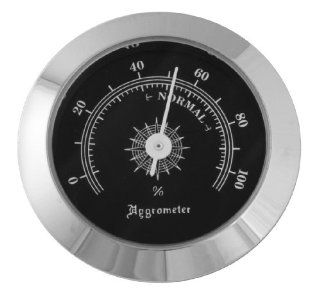 Visol Products VAC702 Cigar Humidor Hygrometer   Hygrometer For Humidor