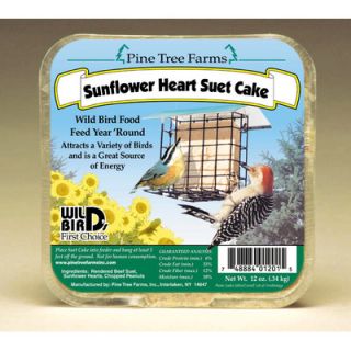 Pine Tree Farms Sunflower Hearts Suet Cake Wild Bird Food