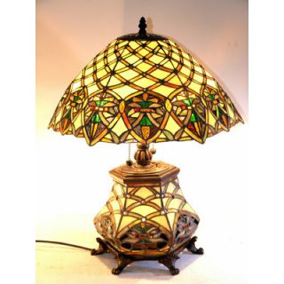 warehouse of tiffany all glass arielle table lamp
