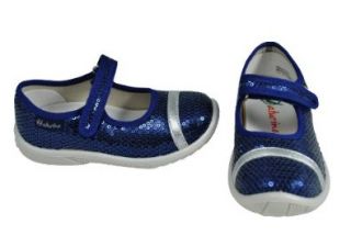 Naturino 7947 Blue Seq Sequin Canvas MJ Shoes