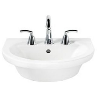American Standard Tropic Petite Pedestal Bathroom Sink Set   0403