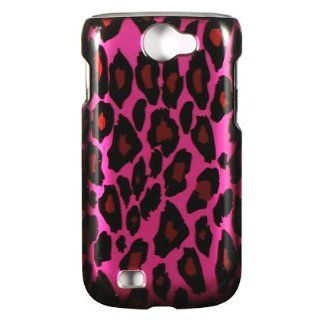 Samsung Exhibit II 4G (SGH T679) T Mobile Protector Case   Hot Pink Leopard Cell Phones & Accessories