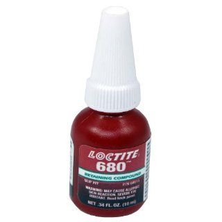 Loctite 680 High Strength Retaining Compound, 10 mL Bottle, Green