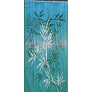 Sun Bamboo Tree Scene Curtain Single Panel