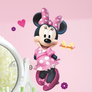 Room Mates Mickey and Friends Minnie Bowtique Peel and Stick Giant