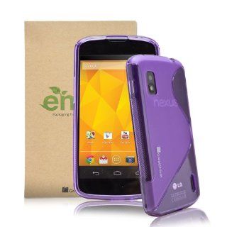 GreatShield Guardian S Series Slim Fit TPU Case for Google Nexus 4 (Purple) Cell Phones & Accessories