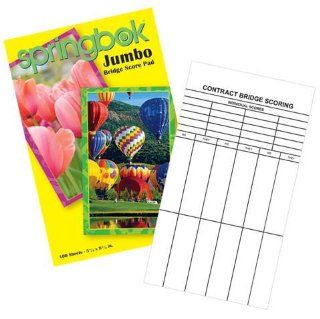 Jumbo Bridge Score Pads Toys & Games