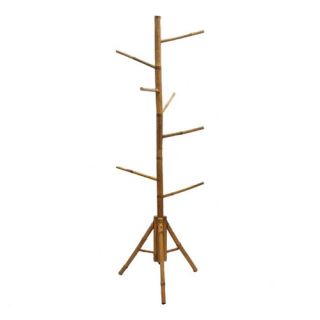 Natural Bamboo Coat Rack