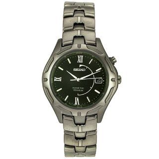 Seiko Men's SKH681 Titanium Kinetic Watch at  Men's Watch store.