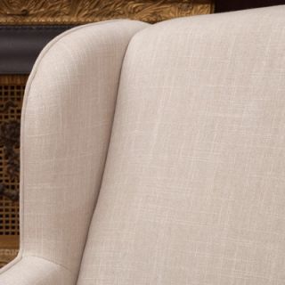 Home Loft Concept Pompano Natural Fabric Club Chair