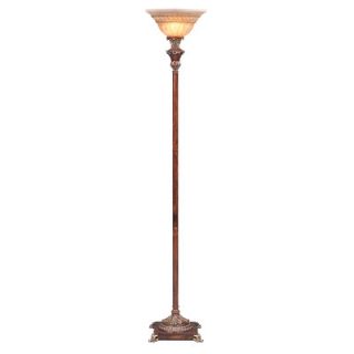 ORE Resemble Wood 1 Light Torch Floor Lamp