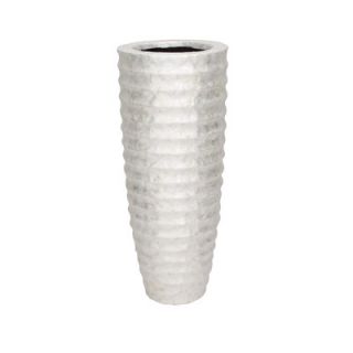 Woodland Imports Curved Design Capiz Vase