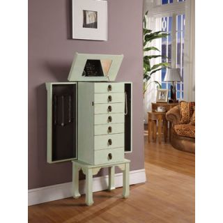 Wildon Home ® Ningbo Way Six Drawer Jewelry Armoire in Distressed