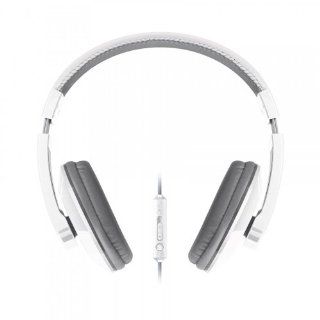 Urban Beatz Tempo Headphone Mic   White/Grey (M HM706) Electronics