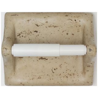 Mohawk Classic Travertine Resin Toilet Paper Holder with Plastic