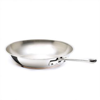 Contemporary Stainless Steel 2 Piece Fry Pan Set