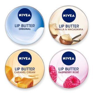 Nivea Lip Butter   Set of 4  Lip Scrubs  Beauty