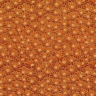 Mikoto quilt fabric by Kona Bay Fabrics, MIKO 03 Rust Asian floral