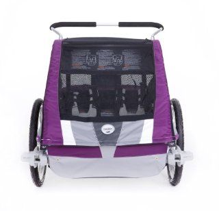 Chariot Cougar 2 Chassis Bundled with Strolling Kit, Up To 2 Children   Red  Child Carrier Bike Trailers  Sports & Outdoors