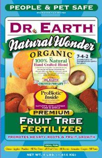 Dr. Earth 708 Organic 9 Fruit Tree Fertilizer, Boxed, 4 Pound  Organic Citrus Tree Food  Patio, Lawn & Garden