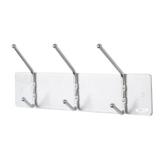 Safco Products 3 Ball Tipped Double Hook Coat Rack