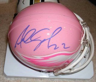 Asante Samuel Signed Philadelphia Eagles Pink Mini Helmet Nfl W/coa From Signing at 's Sports Collectibles Store