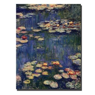 Trademark Art Claude Monet Water Lilies1914 by Claude Monet Painting