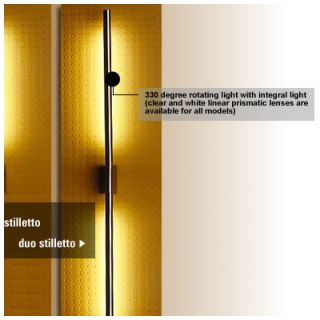 LumenArt Stilletto Duo 2 Light Wall Sconce