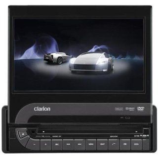 Clarion VZ709 7 Inch Single DIN Multimedia Station with Touch Panel Control and USB Port  Vehicle Dvd Players 