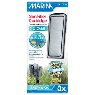 Hagen Marina Slim Filter Carbon Plus Ceramic Cartridge (3 Pack)