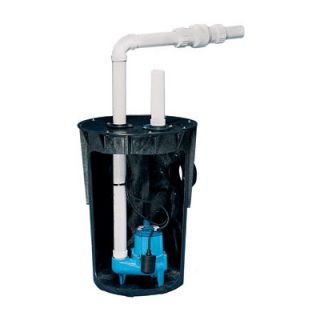 Little Giant 80 GPM Simplex Package with Roll Top Molded Polyethylene