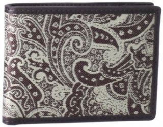Robert Graham Men's Mclean Woven Paisley Wallet, Brown, One Size at  Mens Clothing store Apparel Accessories