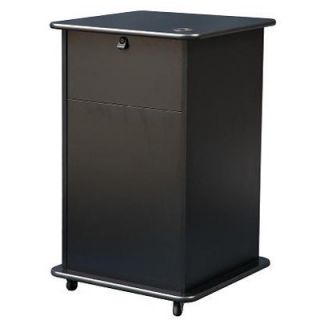 Sound Craft Educator Projector Cart in Black