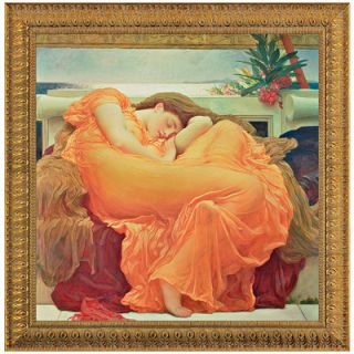 Design Toscano Flaming June, 1895 Replica Painting Canvas Art