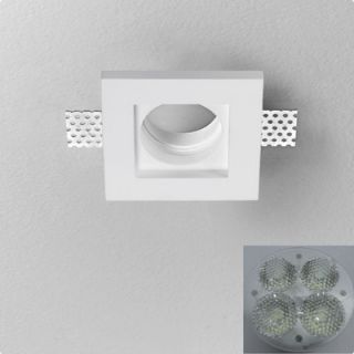 Zaneen Lighting Invisibli 1 Light Recessed Fixed LED SpotLight